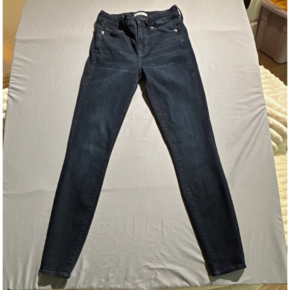 Good American Good Legs High Rise Skinny Jeans Dark Wash Size 2/26